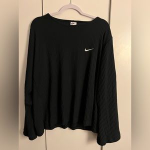 Nike ribbed long sleeve top